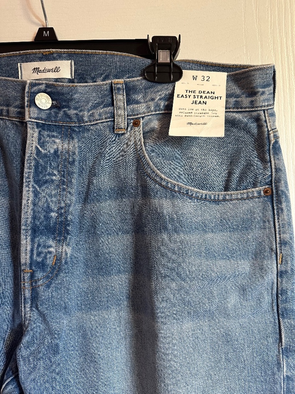 Madewell Dean Easy Straight Jean